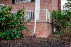 Gutter lead off and landscaping from D-Bug Waterproofing