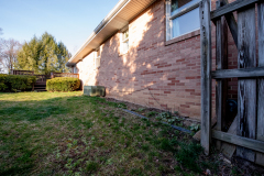 Gutter lead off and landscaping from D-Bug Waterproofing