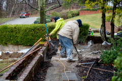Exterior Landscaping and Grading by D-Bug Waterproofing. Greensburg PA
