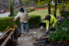 Exterior Landscaping and Grading by D-Bug Waterproofing. Greensburg PA