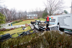 Exterior Landscape Grading and French Drain Installation from D-Bug Waterproofing