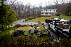 Exterior Landscape Grading and French Drain Installation from D-Bug Waterproofing