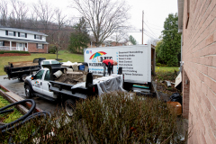 Exterior Landscape Grading and French Drain Installation from D-Bug Waterproofing