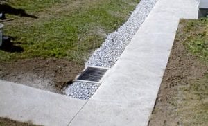 Storm Drain with Catch Basin