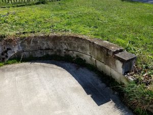 Retaining Wall in disrepair