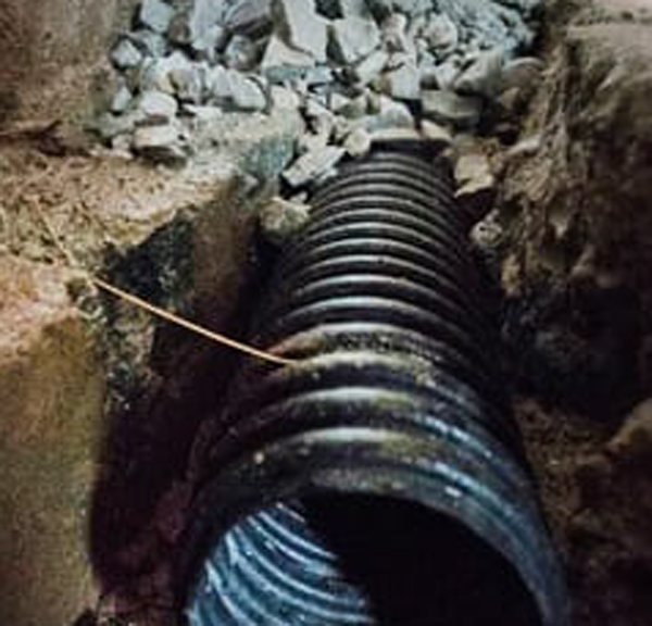 French Drain in Basement