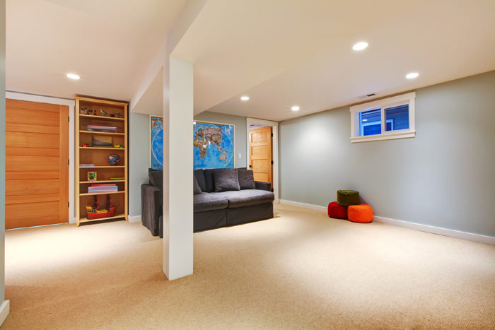 The right colors for basement painting