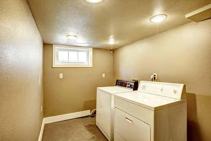 Basement Painting Laundry Room