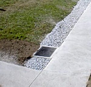 Storm Drain with Catch Basin