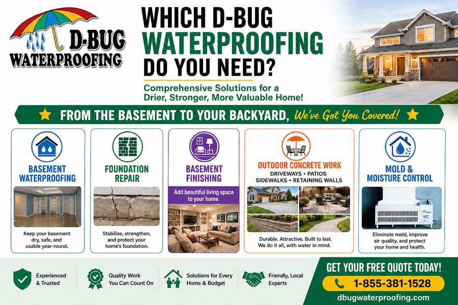 D-Bug Waterproofing Summer Services